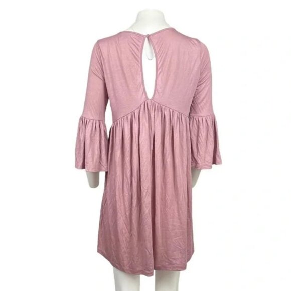 Boho Dress Mauve - Picture 3 of 3